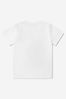 Unisex Cotton Jersey Medusa Logo T-Shirt in White