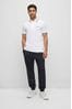 BOSS White/Grey Tipping Paddy Polo Shirt