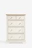 Chalk White Hampton Painted Oak Collection Luxe Multi Chest of Drawers