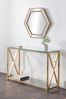 Julian Bowen Gold Miami Console Table