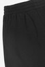 Unisex Organic Cotton Logo Jogging Shorts in Black