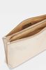 Whistles Gold Rae Flat Double Pouch Clutch