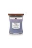 Woodwick Purple Medium Hourglass Lavender Spa Scented Candle