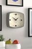 Jones Clocks Grey Grey Movie Retro Wall Clock