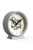 Jones Clocks Grey Grey Stay in Bed Alarm Clock