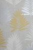 Arthouse Yellow Linen Palm Leaves Wallpaper Sample Wallpaper