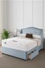 Silentnight Blue Mirapocket 1000 Memory 2 Drawer Divan Bed Set