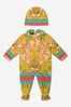 Baby Girls Cotton Barocco Goddess Babygrow Gift Set 2 Piece in Multicoloured