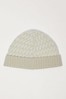 Jigsaw Cream Wool Cable Hat