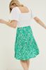FatFace Green Remy Tropical Leaf Skirt