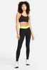 Nike hair Black/Lime 365 Leggings