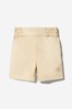 Baby Boys Monogram Motif Cotton Twill Chino Shorts