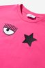 Girls Cotton Jersey Maxi T-Shirt in Pink