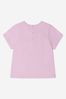 Baby Girls Lilac Cotton Jersey T-Shirt