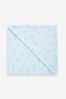 Blue Elephant Baby Muslin Squares 4 Pack