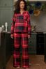 Red Check Matching Family Womens Christmas Pyjamas