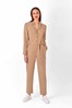 Ro&Zo Natural Twill Tailored Jumpsuit