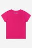 Girls Choupette Print Jersey T-Shirt in Pink