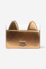 Girls Faux Leather Choupette Shoulder Bag in Gold