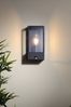 BHS Black Minerva Wall Lantern Outdoor Light