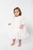 Baby Girls Tulle Daisy Dress in Ivory