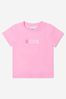 Baby Girls Organic Cotton 3 Piece Gift Set in Pink