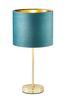 BHS Blue Velvet Table Lamp