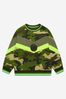 Boys Cotton Camouflage Logo Sweatshirt