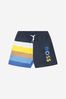 Baby Boys Recycled Nylon Quick Dry Swim Shorts in Navy