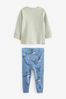 Blue Snail and the Whale Snuggle Pyjamas (9mths-9yrs)