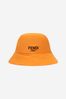 Unisex FF Logo Reversible Hat in Orange