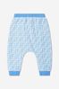 Baby Unisex FF Logo Trousers in Blue