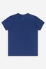 Boys Cotton Jersey T-Shirt in Blue