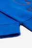 Unisex Cotton Milano Logo Sweatshirt in Blue