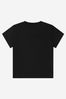 Baby Cotton Milano Logo T-Shirt in Black