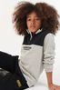 Barbour® International Boys Grey Moto Half Zip Sweatshirt
