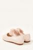 Monsoon Pink Textured Corsage Walker Shoes