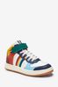Little Bird by Jools Oliver Rainbow Older High Top Trainers