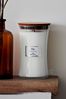 Woodwick White Large Hourglass Linen Scented Candle