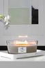 Woodwick Brown Ellipse Fireside Scented Candle