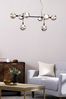 BHS Black Hennock 8 Light Diner Ceiling Light