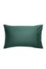 Ted Baker Forest Green Silky Smooth Plain Dye 250 Thread Count Cotton Pillowcase