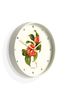 Jones Clocks White White Botanical Design Wall Clock