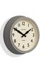 Jones Clocks Grey Grey Retro Telecom Wall Clock