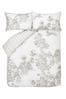Laura Ashley Dove Grey Birtle Duvet Cover and Pillowcase Set
