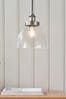 Gallery Home Brushed Silver Pierre Ceiling Light Pendant