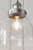 Gallery Home Brushed Silver Pierre Ceiling Light Pendant