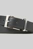 Polo Ralph Lauren Black/Brown Reversible Square Buckle Leather Belt