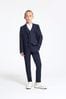River Island Boys Navy Blue Suit Trousers
