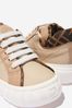 Baby Canvas FF Logo Trainers in Beige